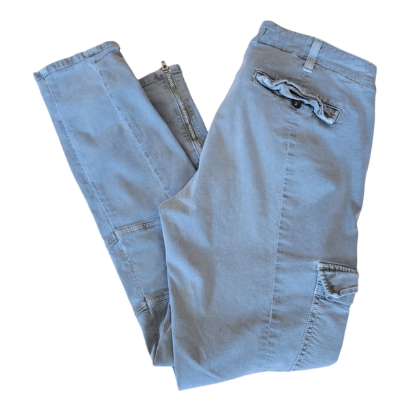 J. Brand Gray Taupe Cargo Denim Slim Fit Jeans Size 30 - Picture 3 of 6